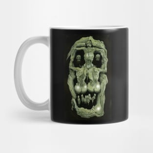 Zombie Art : Dali Death Head Mug